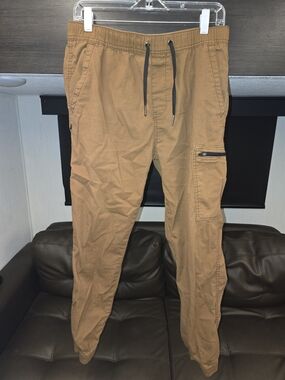 Denali Men's Cargo Drawstring Joggers - Khaki